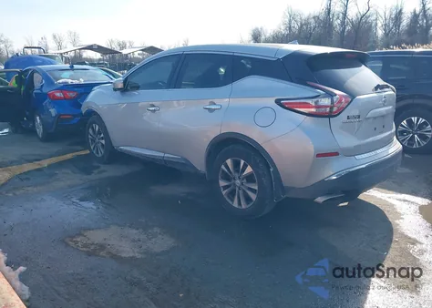 2015 Nissan Murano S z USA, uszkodzony, nr VIN 5N1AZ2MH9FN210562